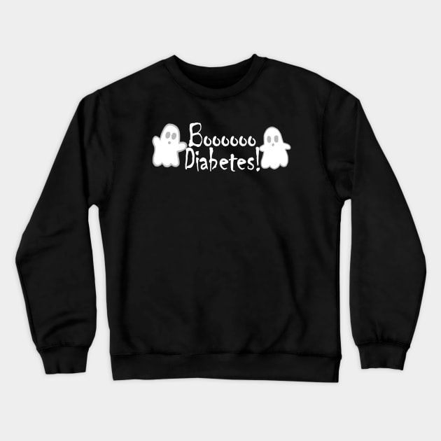 Boooooo Diabetes Crewneck Sweatshirt by CatGirl101